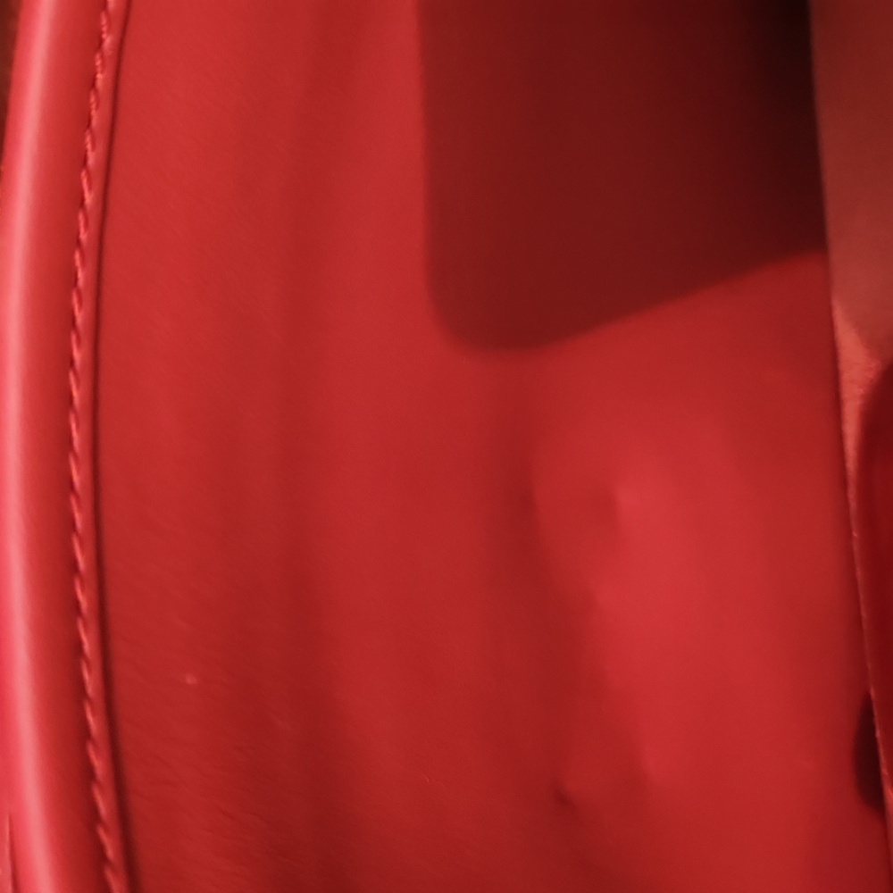 Coach Vintage Elegant Red Shoulder Bag & Keychain - Picture 12 of 12